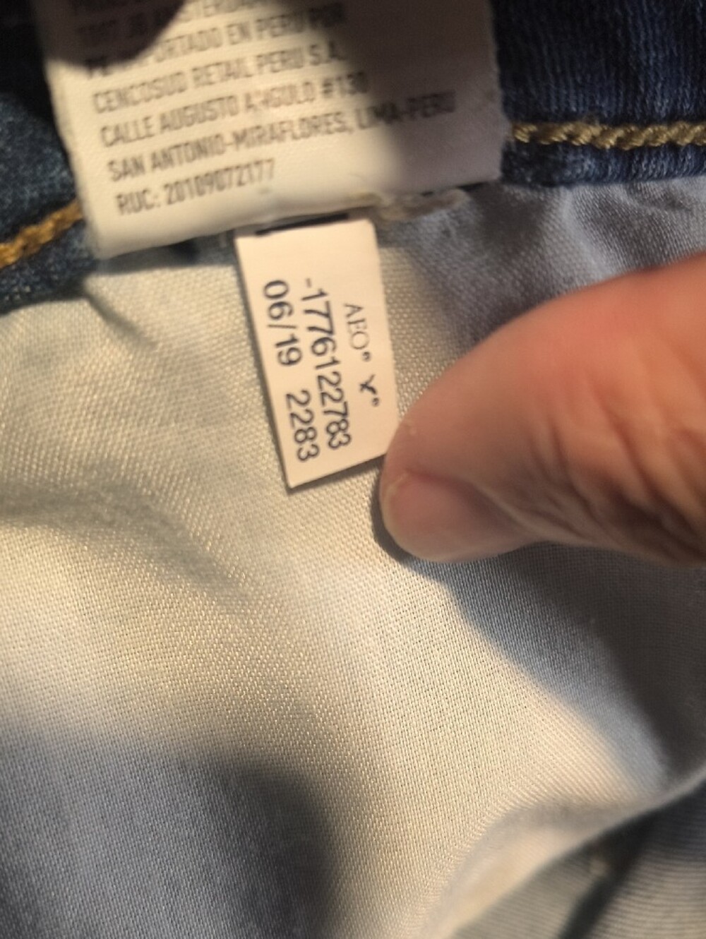 Next Level Stretch Jegging w/28" Inseam American Eagle Women's Size 2 Jeans 835 - Picture 5 of 8